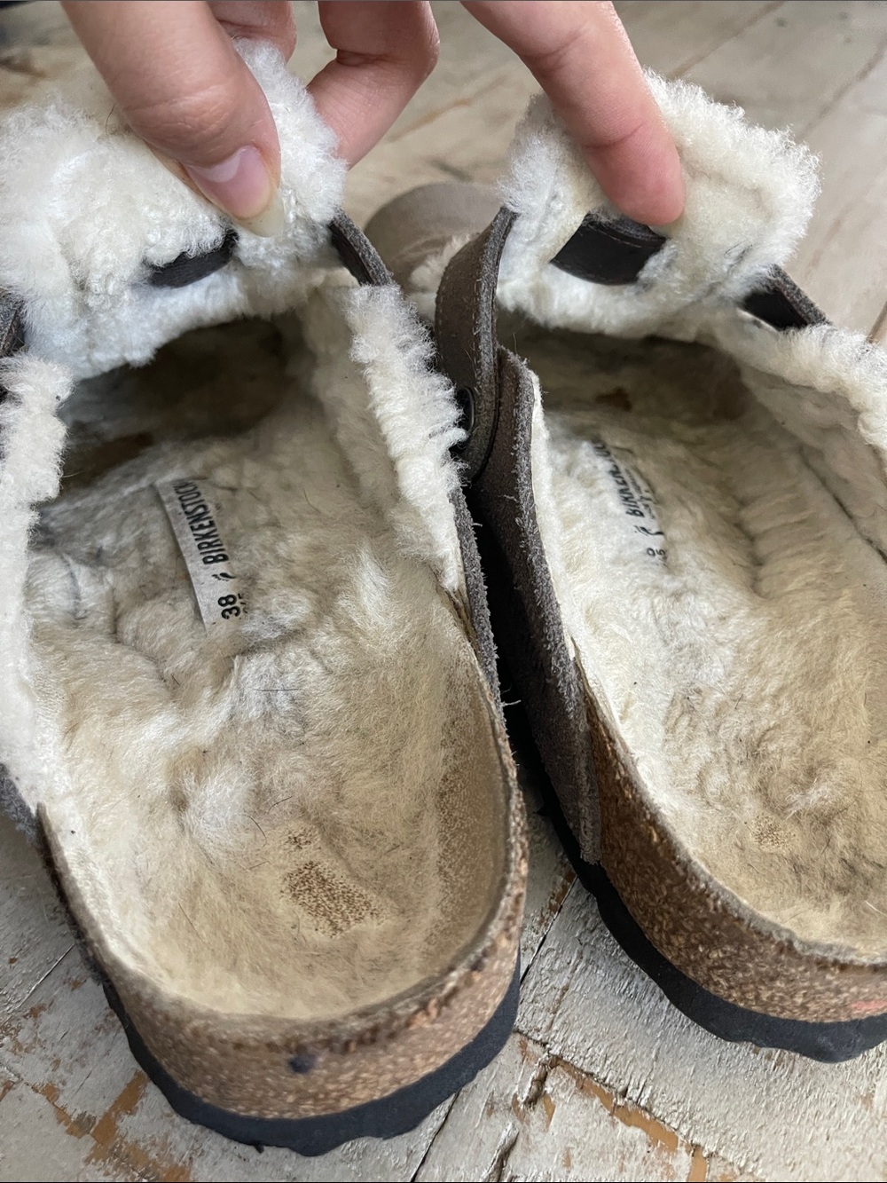 ‼️SOLD‼️Birkenstock Stone Coin Gray Boston Clogs☕️ - Picture 7 of 16